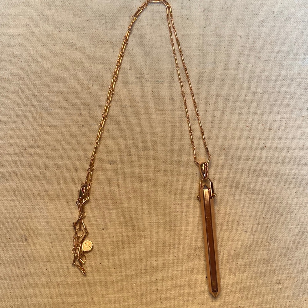Stella&Dot rose gold rebel necklace